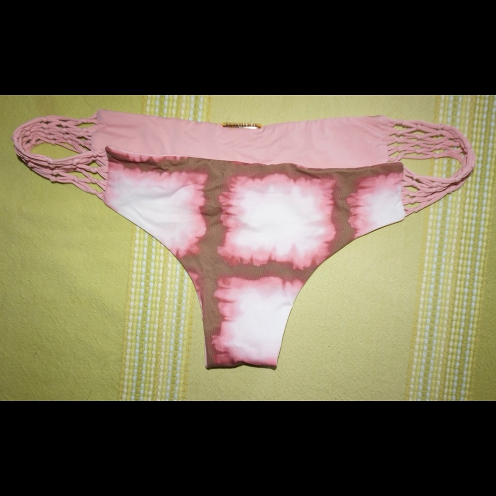 San Lorenzo reversible BOTANICA Blush Braided Brief bikini Bottom
